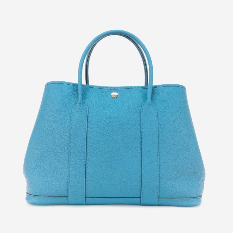 Hermès Garden Party Medium Negonda Blue