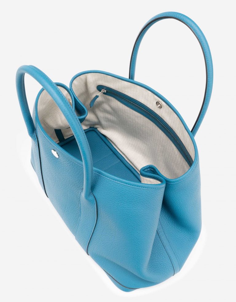 Hermès Garden Party Medium Negonda Blue