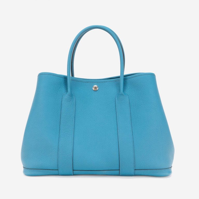 Hermès Garden Party Medium Negonda Blue