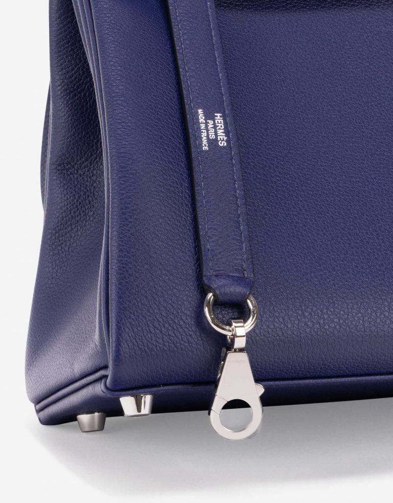 Hermès Kelly 28 Verso Evercolor Blue Encre / Magnolia