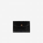 Hermès Rio Porosus Crocodile Black
