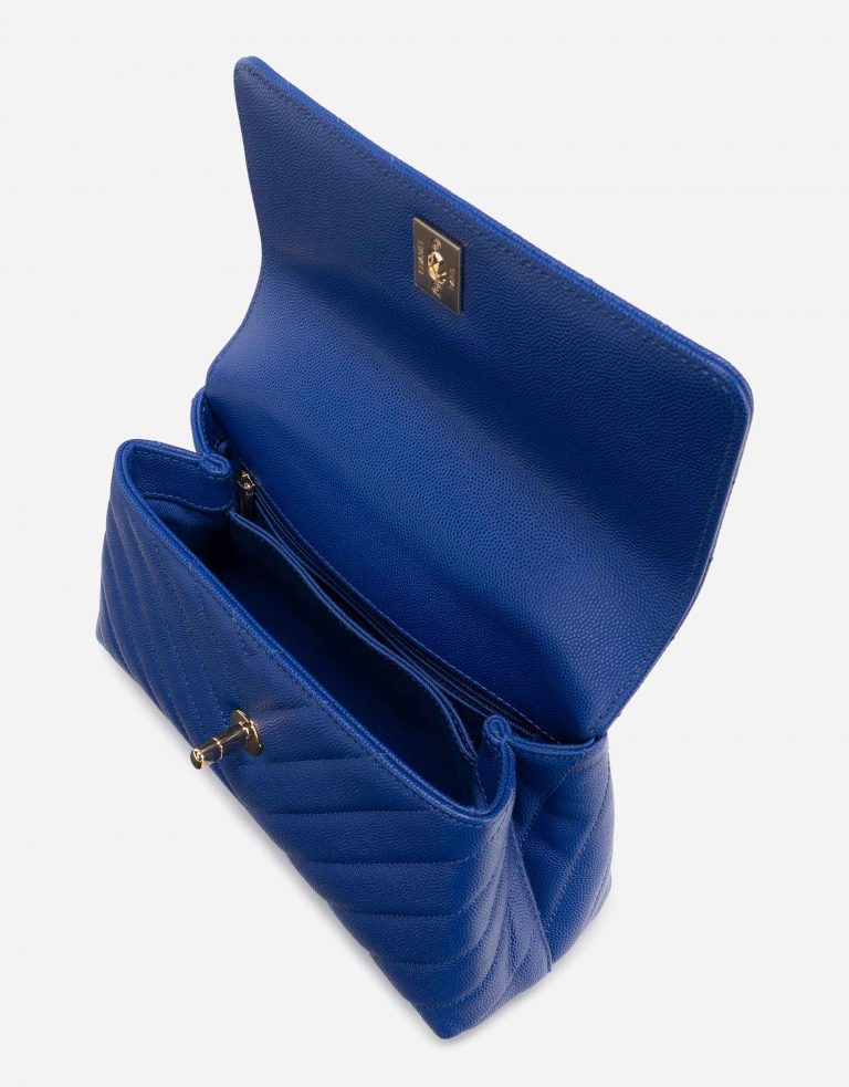 Chanel Timeless Handle Small Caviar Blue