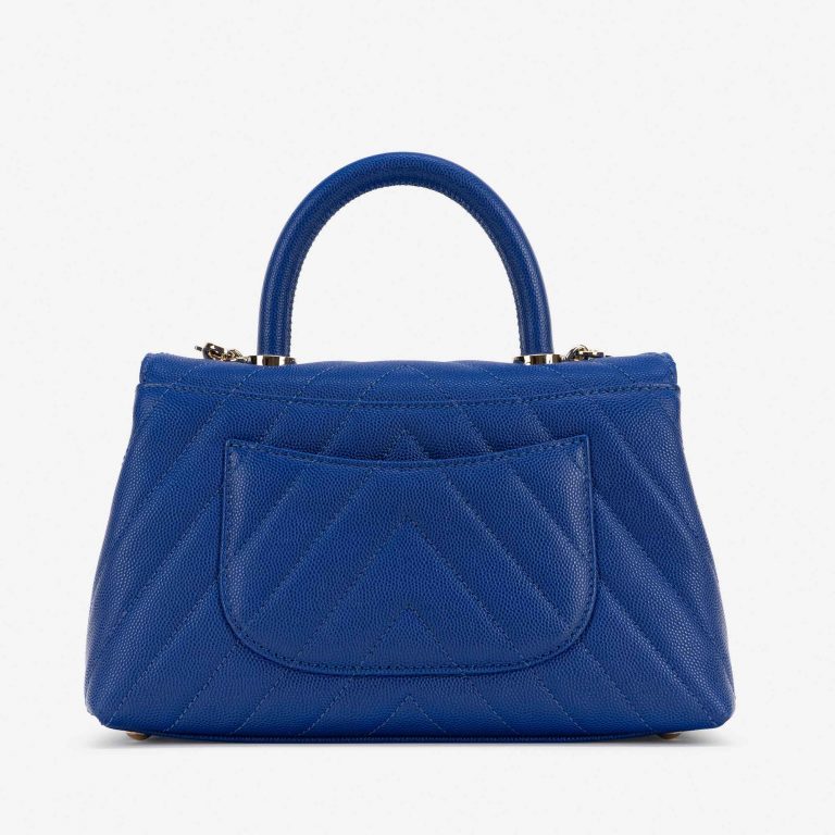 Chanel Timeless Handle Small Caviar Blue