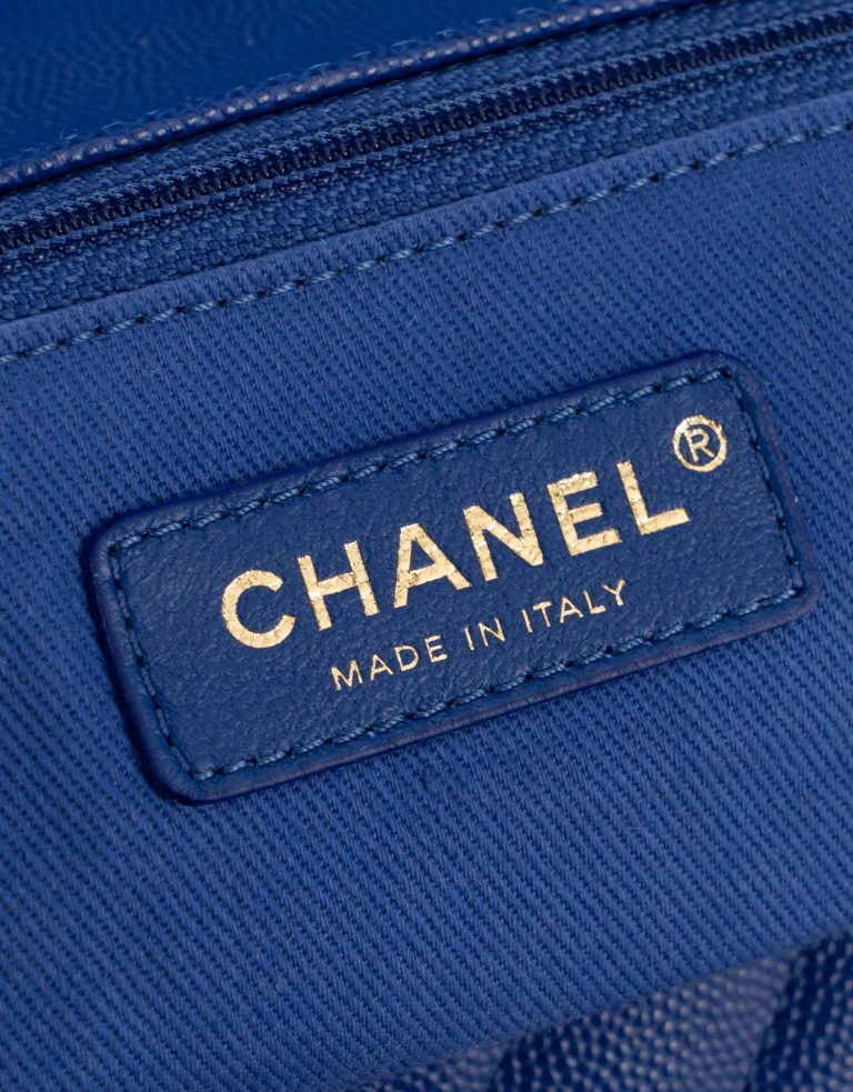 Chanel Timeless Handle Small Caviar Blue