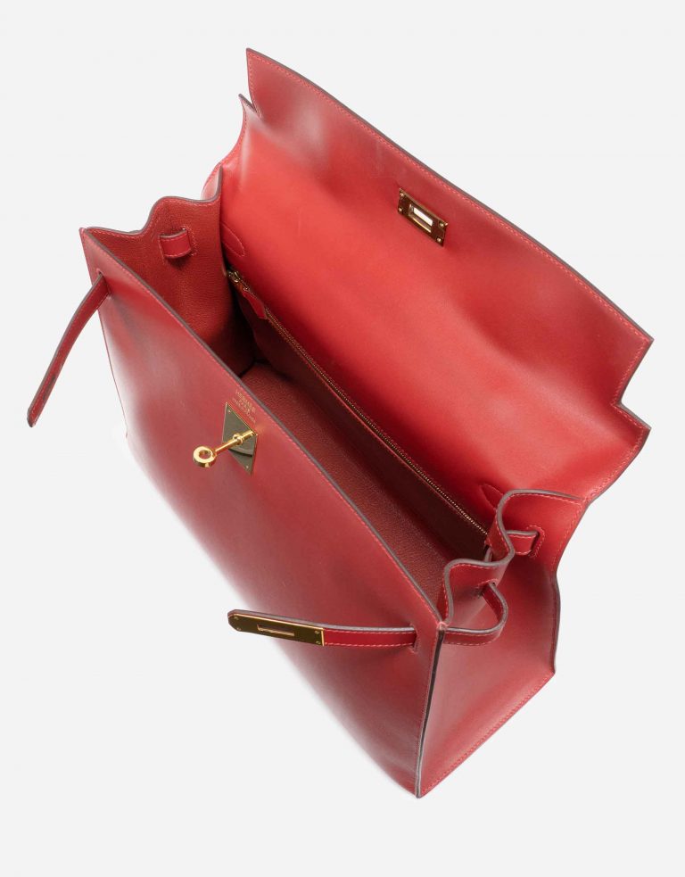 Hermès Kelly 35 Tadelakt Rouge Vif