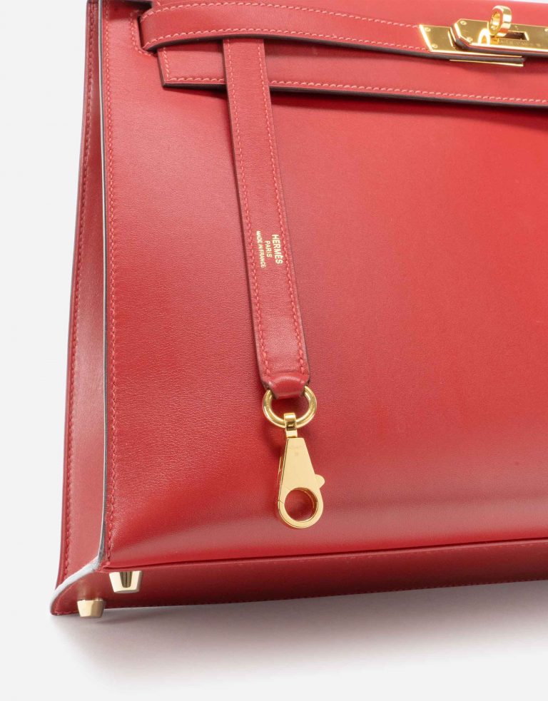 Hermès Kelly 35 Tadelakt Rouge Vif