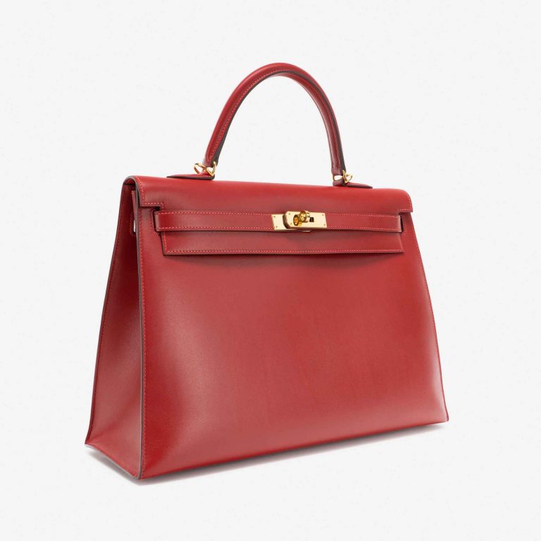Hermès Kelly 35 Tadelakt Rouge Vif