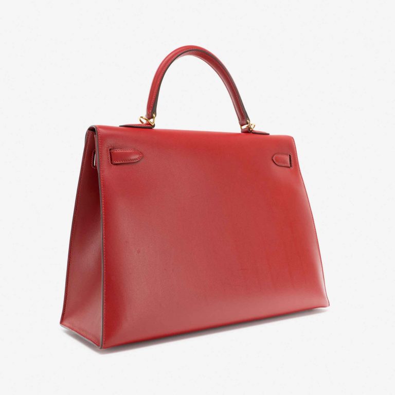 Hermès Kelly 35 Tadelakt Rouge Vif