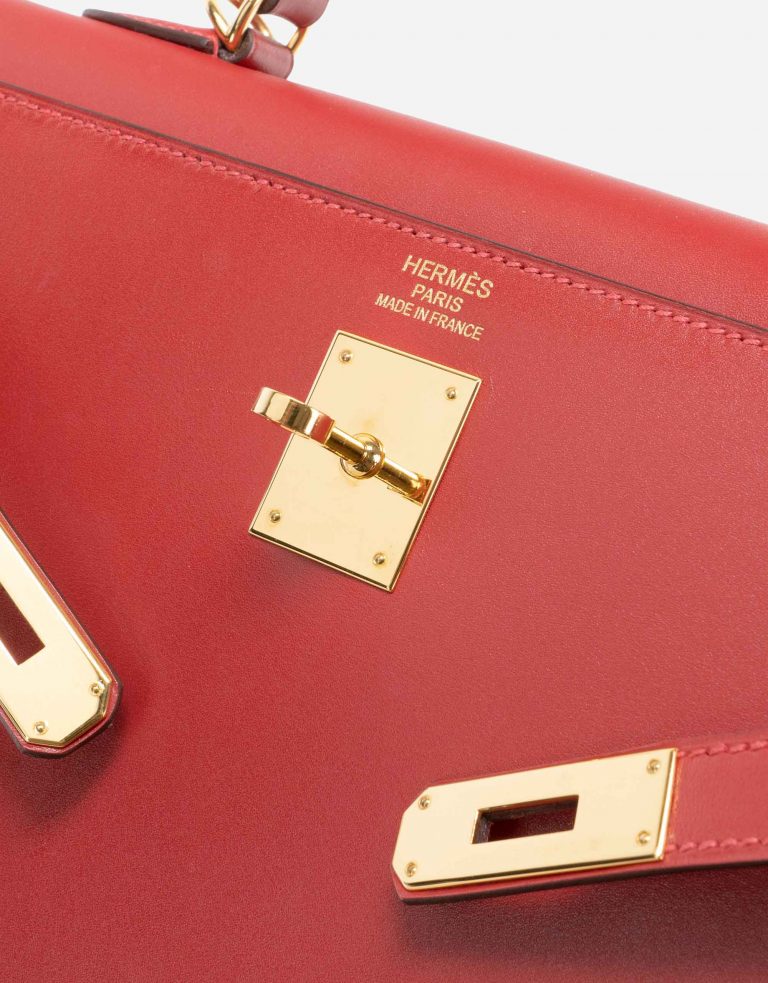 Hermès Kelly 35 Tadelakt Rouge Vif