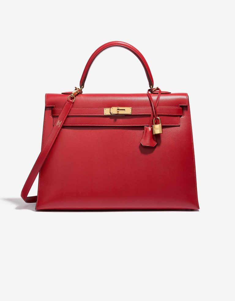 Hermès Kelly 35 Tadelakt Rouge Vif
