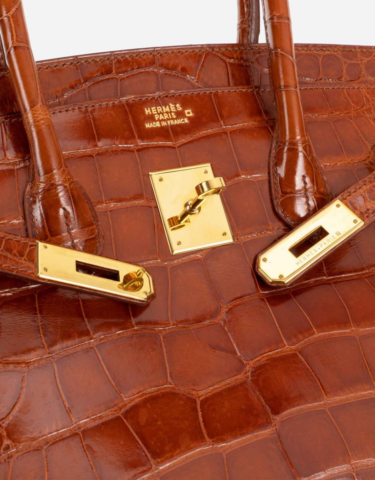 Hermès Birkin 35 Alligator Mississippi Marron