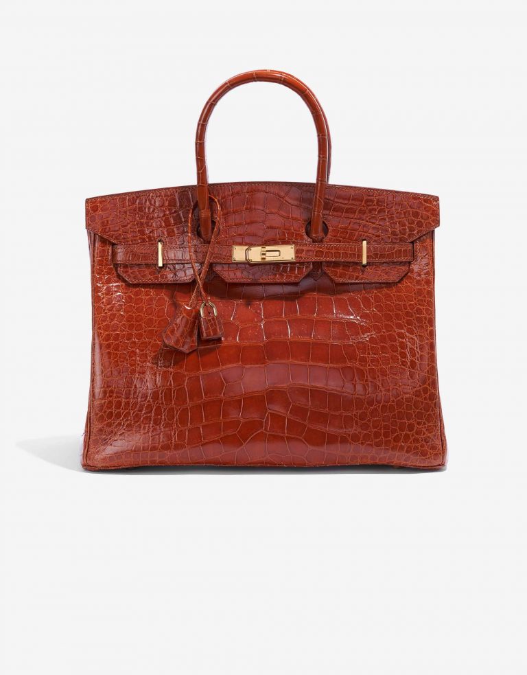 Hermès Birkin 35 Alligator Mississippi Marron
