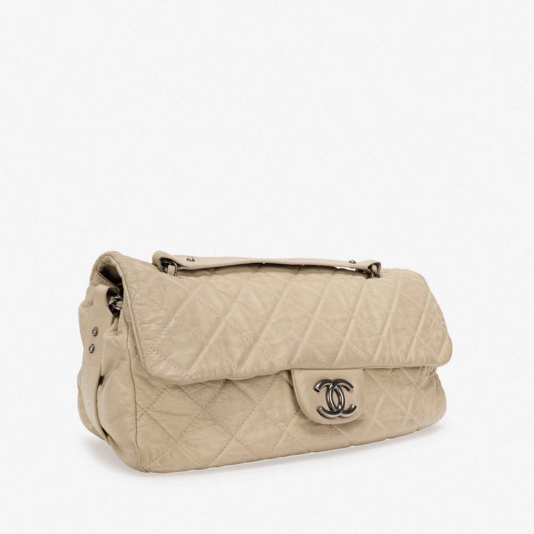 Chanel Timeless Shoulder Bag XXL Aged Lamb Beige