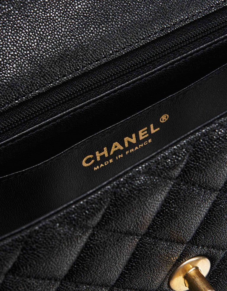 Chanel Timeless Mini Handle Caviar Black