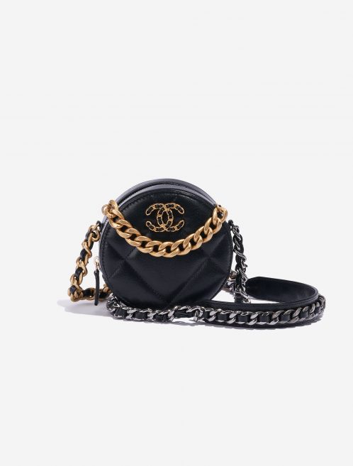 Chanel 19 Clutch Lamb Black