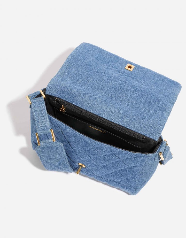 Chanel Vintage Flap Medium Denim Blue