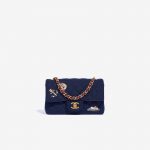 Chanel Timeless Mini Rectangular Calf / Wool Navy