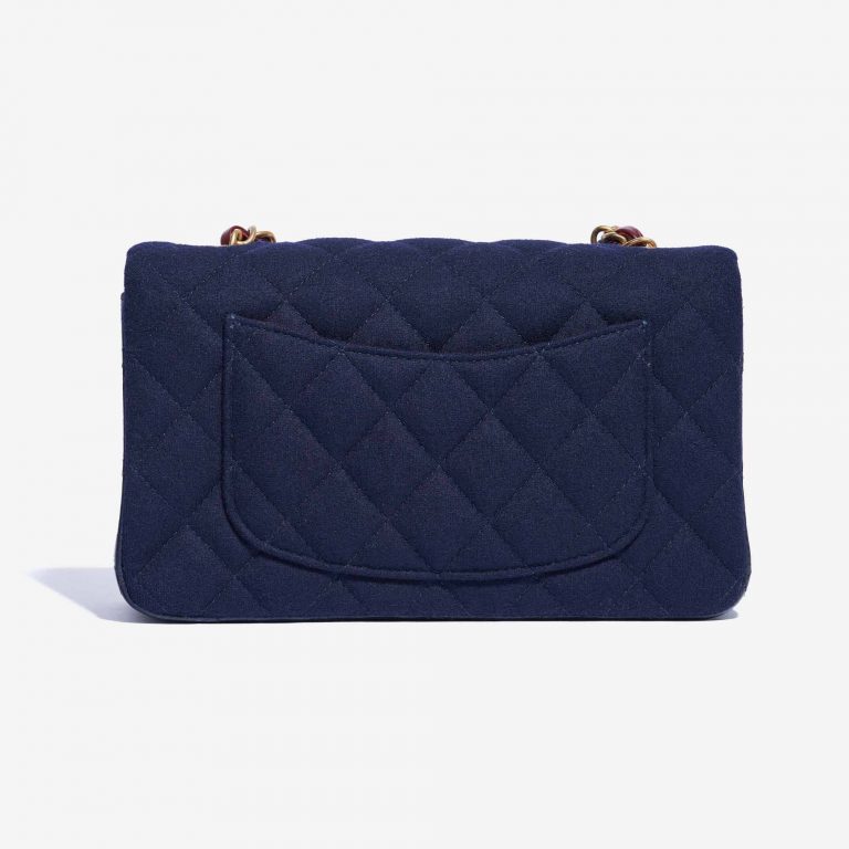 Chanel Timeless Mini Rectangular Calf / Wool Navy
