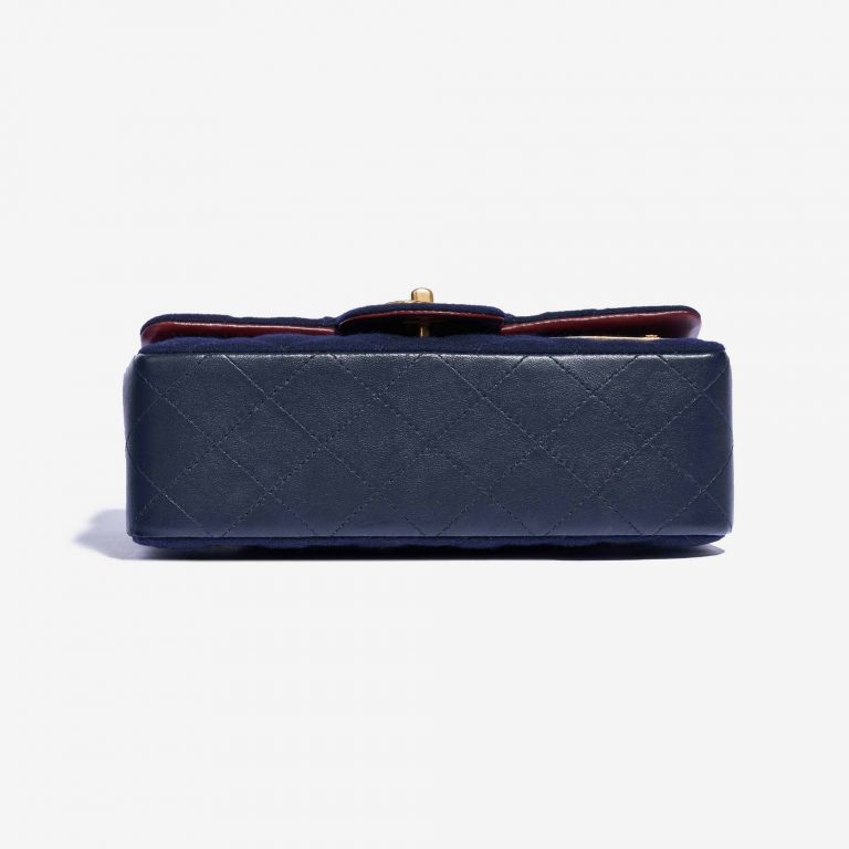 Chanel Timeless Mini Rectangular Calf / Wool Navy