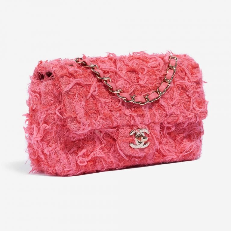 Chanel Timeless Mini Rectangular Tweed Coral