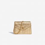 Chanel Vintage Clutch Lamb Gold