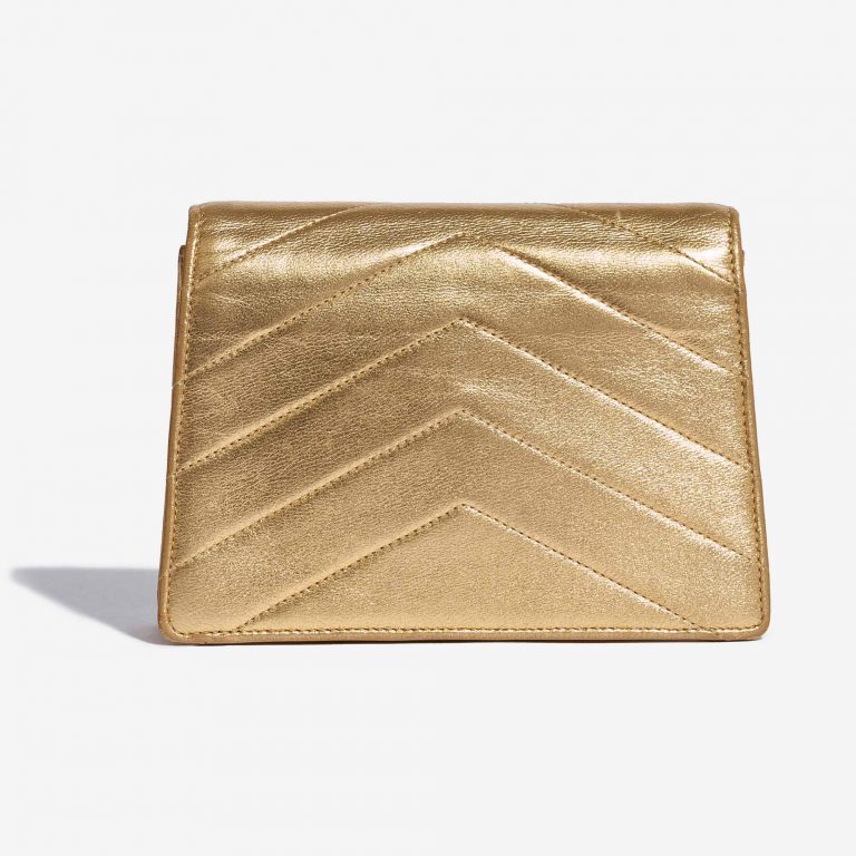Chanel Vintage Clutch Lamb Gold