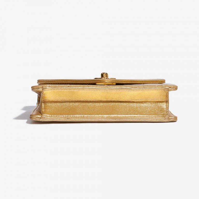 Chanel Vintage Clutch Lamb Gold