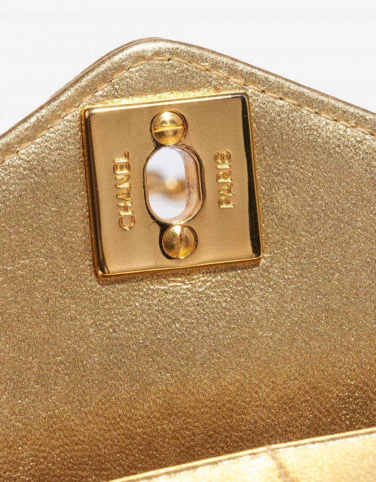 Chanel Vintage Clutch Lamb Gold