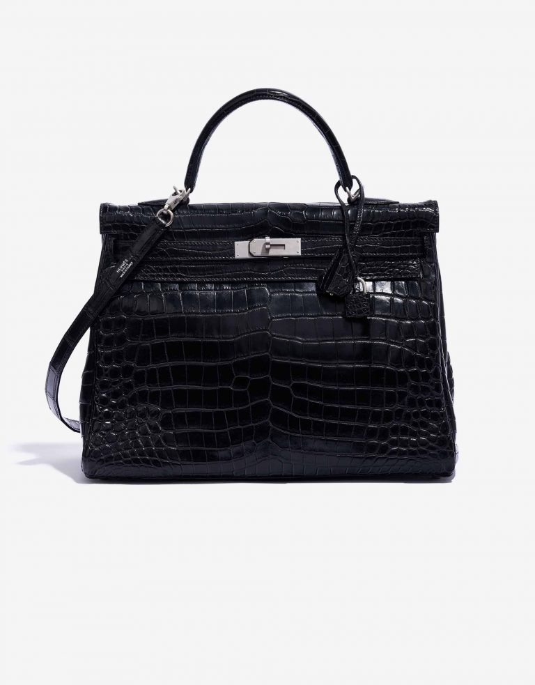 Hermès Kelly 35 Matte Niloticus Black