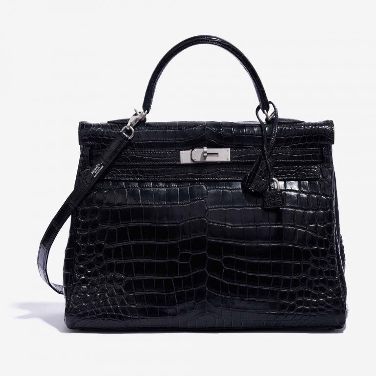 Hermès Kelly 35 Matte Niloticus Black