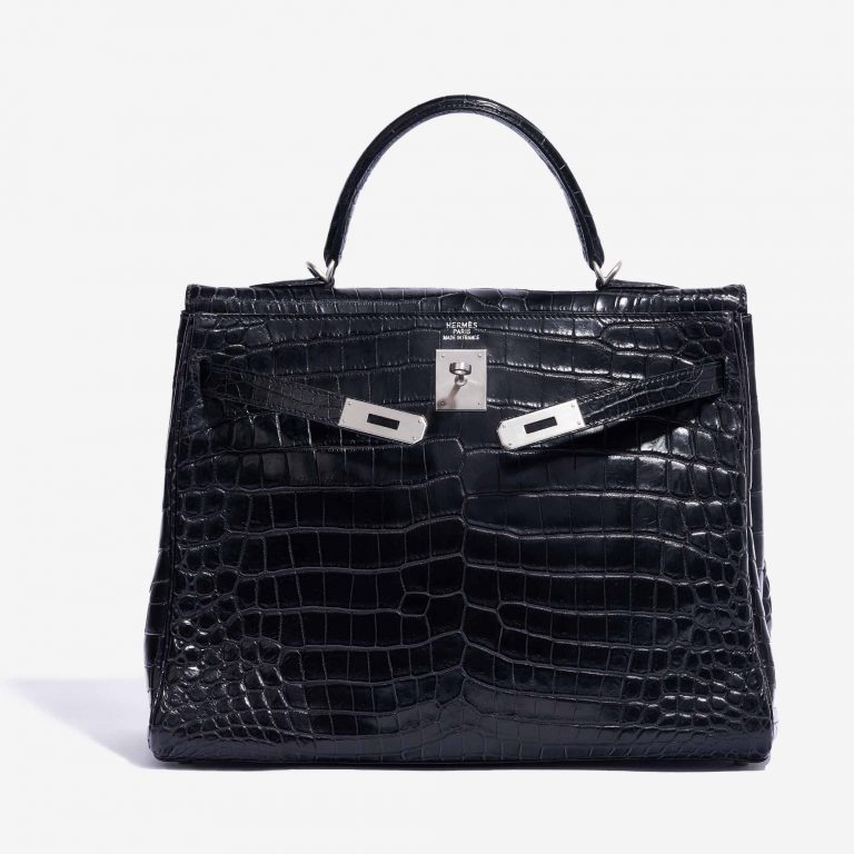 Hermès Kelly 35 Matte Niloticus Black