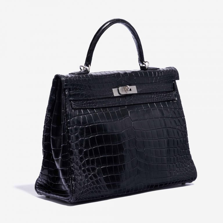 Hermès Kelly 35 Matte Niloticus Black