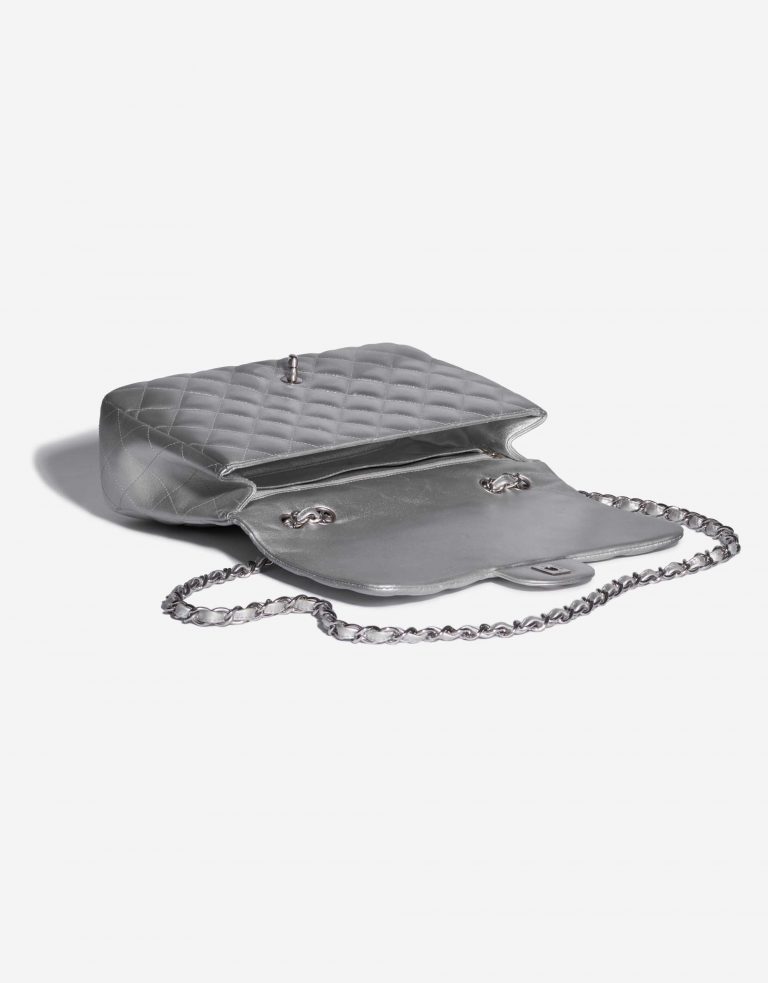 Chanel Timeless Jumbo Lamb Silver