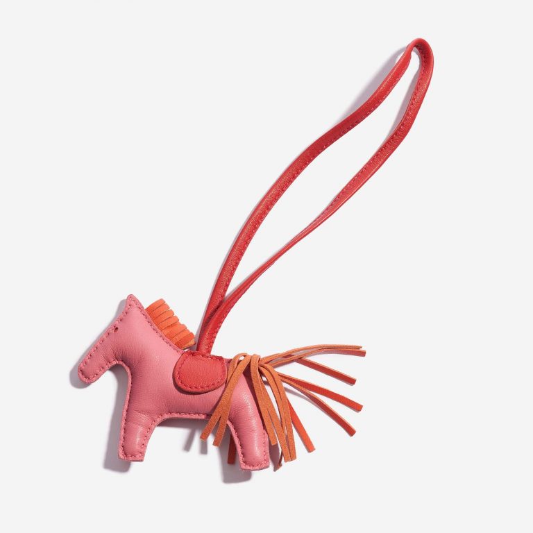 Hermès Rodeo PM Rose Azalée / Orange Poppy / Rouge Indien