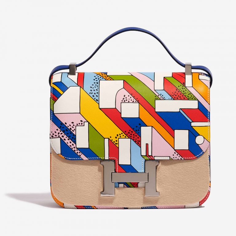 Hermès Constance 24 Swift "On A Summer Day" Front Felt