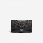 Chanel Timeless Medium Lamb Camellia Black