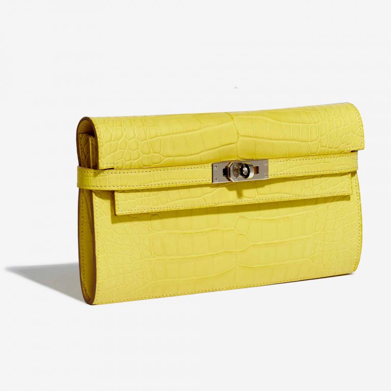 Hermès Kelly Long Wallet Alligator Matte Mimosa