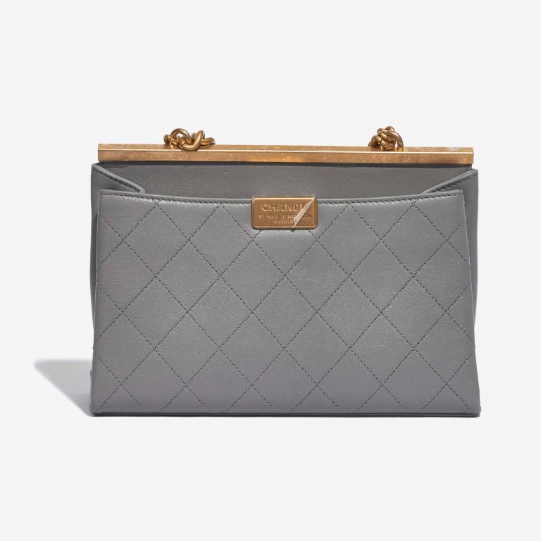 Chanel Timeless Chain Handle Lamb Grey