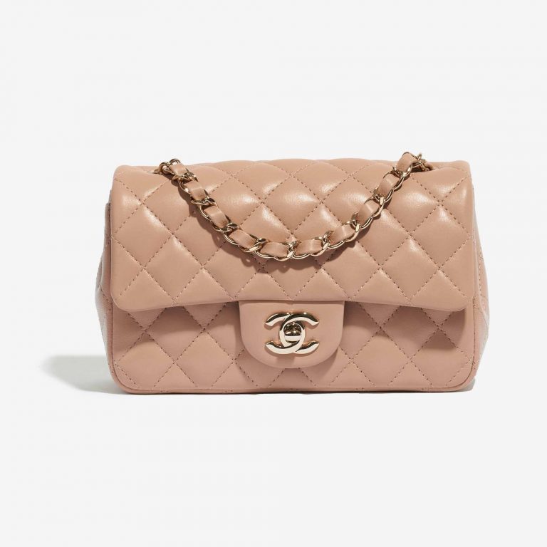 Chanel Timeless Mini Rectangular Lamb Nude