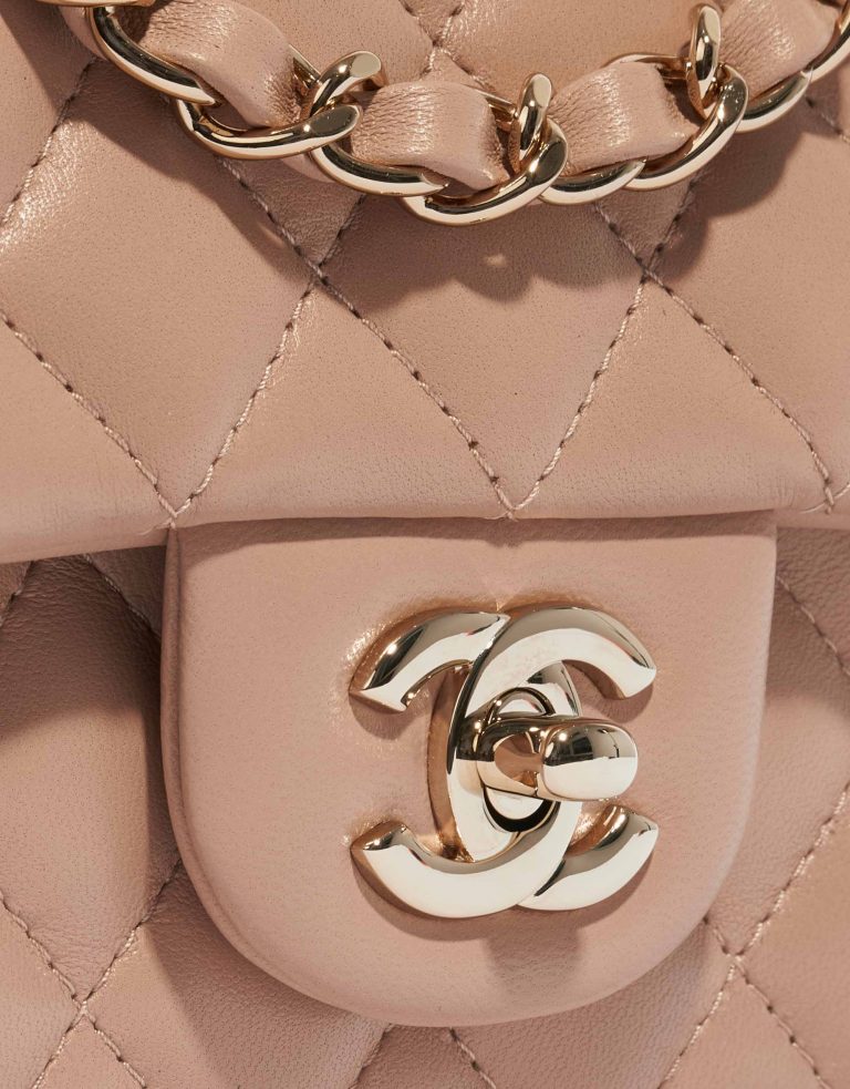 Chanel Timeless Mini Rectangular Lamb Nude