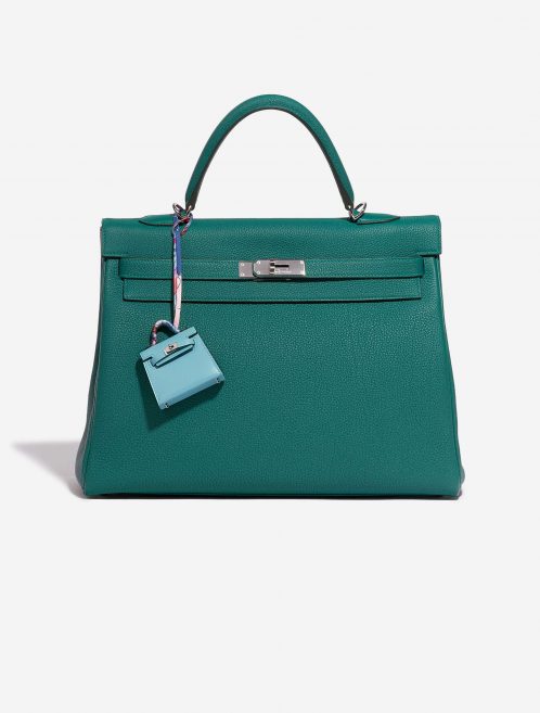Hermès Kelly Micro Swift Blue Atoll