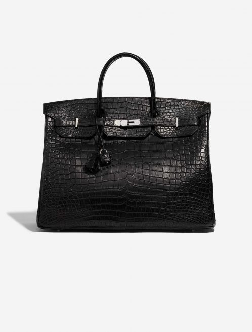 Hermès Birkin 40 Matte Porosus Crocodile Black