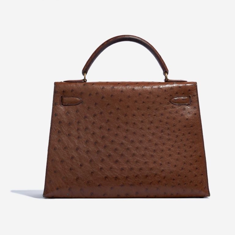Hermès Kelly 32 Ostrich Marron