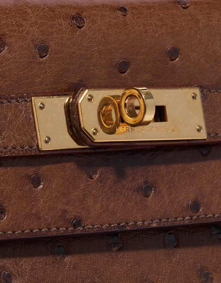 Hermès Kelly 32 Ostrich Marron