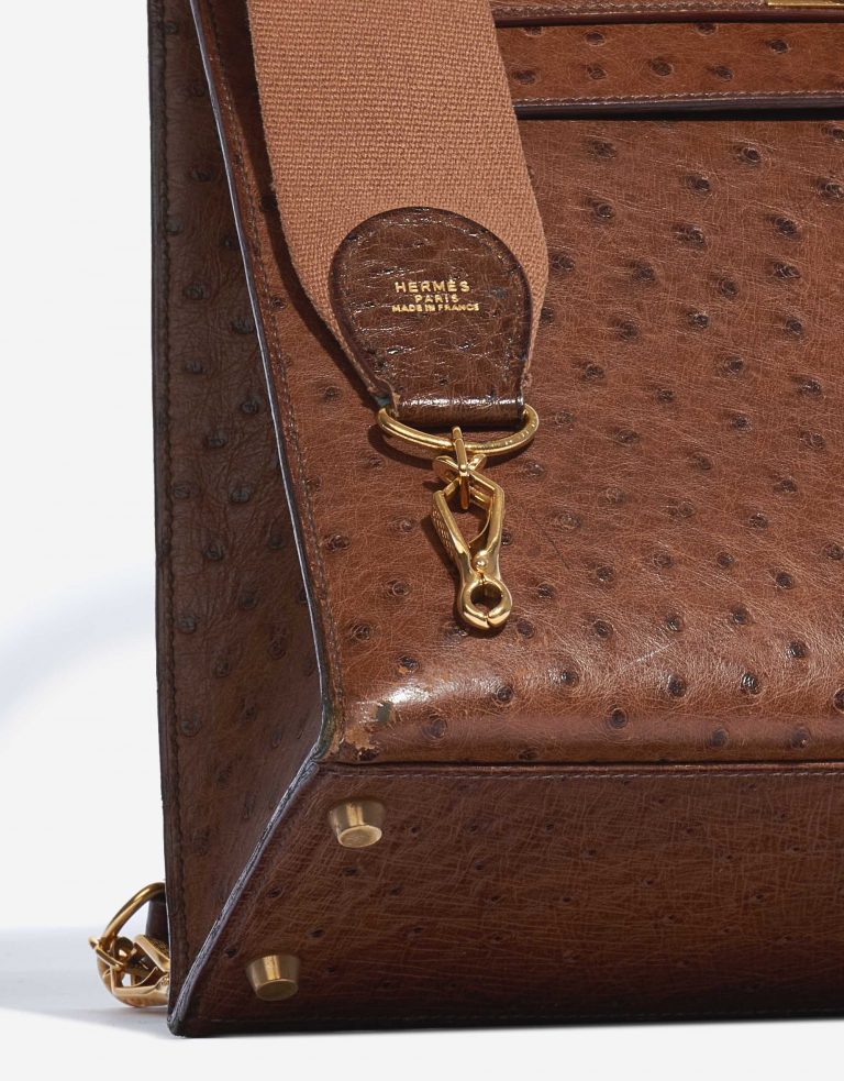 Hermès Kelly 32 Ostrich Marron