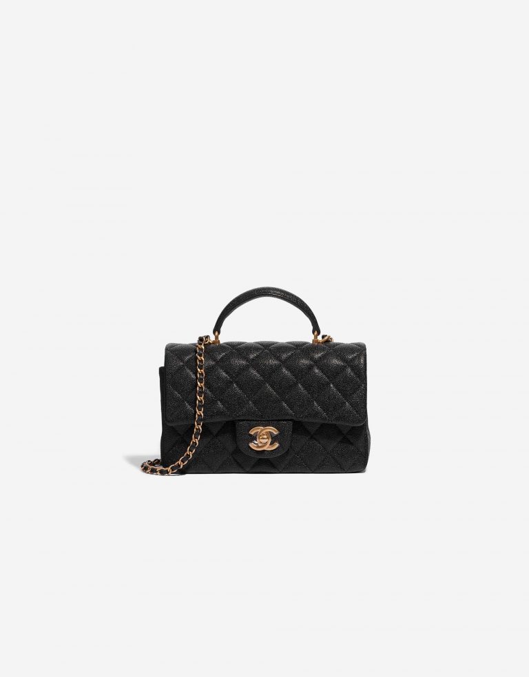 Chanel Timeless Handle Mini Rectangular Caviar Black