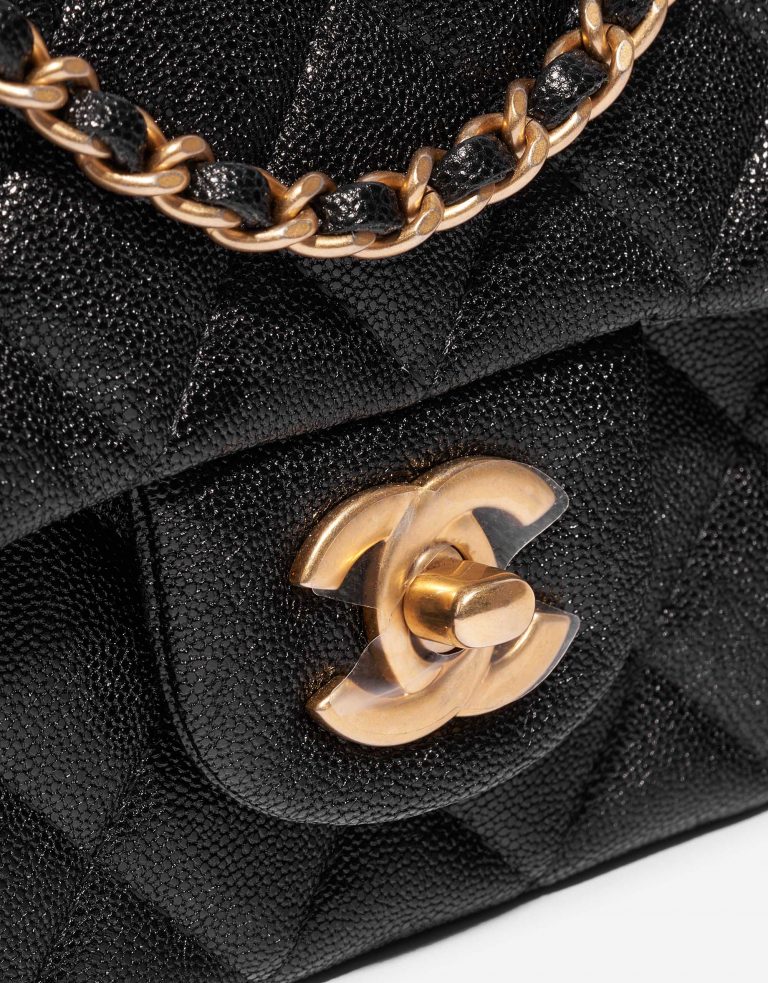 Chanel Timeless Handle Mini Rectangular Caviar Black
