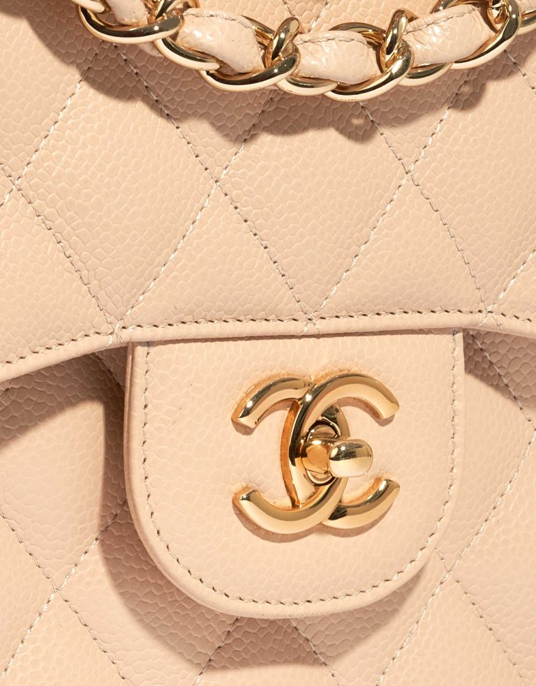 Chanel Timeless Jumbo Caviar Beige