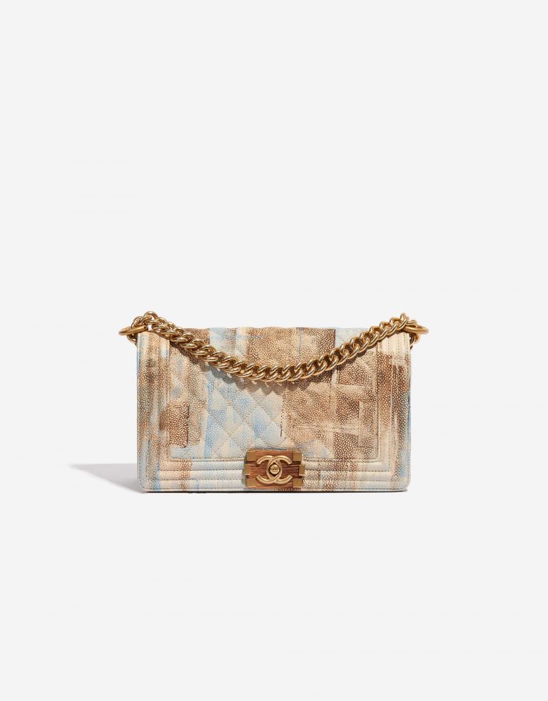 Chanel Boy Old Medium Caviar Multicolour
