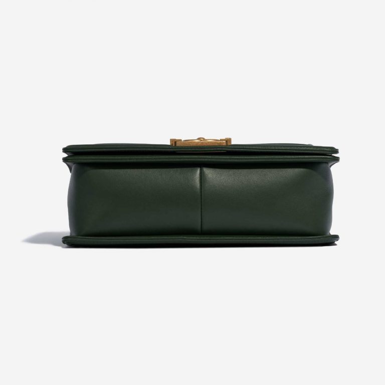 Chanel Boy Old Medium Lamb Green